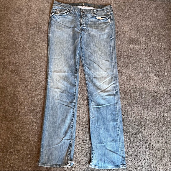 Men’s 7 For All Mankind Distressed Denim - 34 Waist - Picture 4 of 9